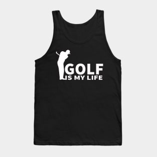 golf is my life white t-shirt Tank Top